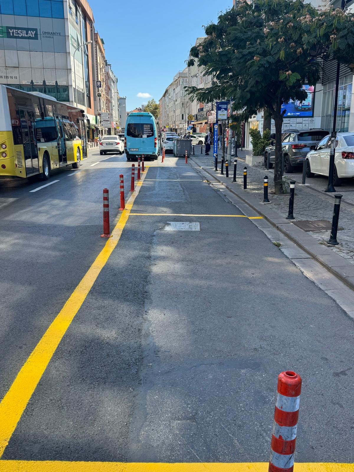TÜM DURAKLARIMIZDA PARKLANMA ÇİZGİLERİNİ TAMAMLADIK!